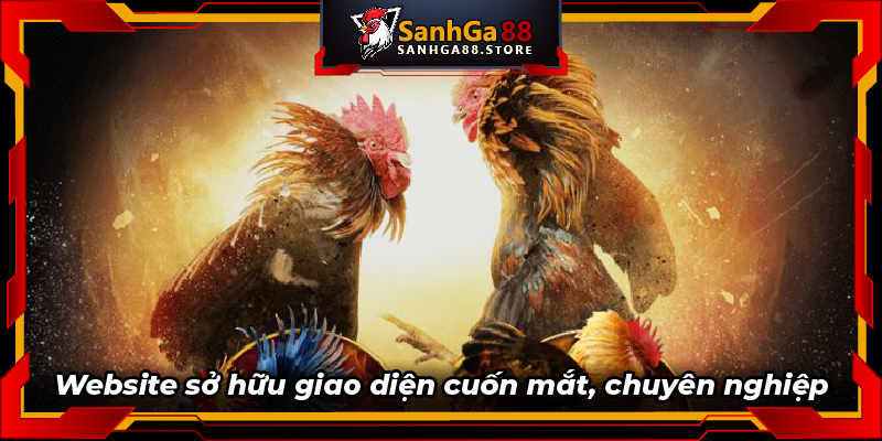 Website sở hữu giao diện cuốn mắt, chuyên nghiệp